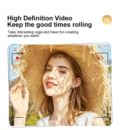 Digital Camera Retro CCD Portable Camera Dual Camera Flash 8x Digital Zoom Entry-Level Small Students Campus Selfie camera