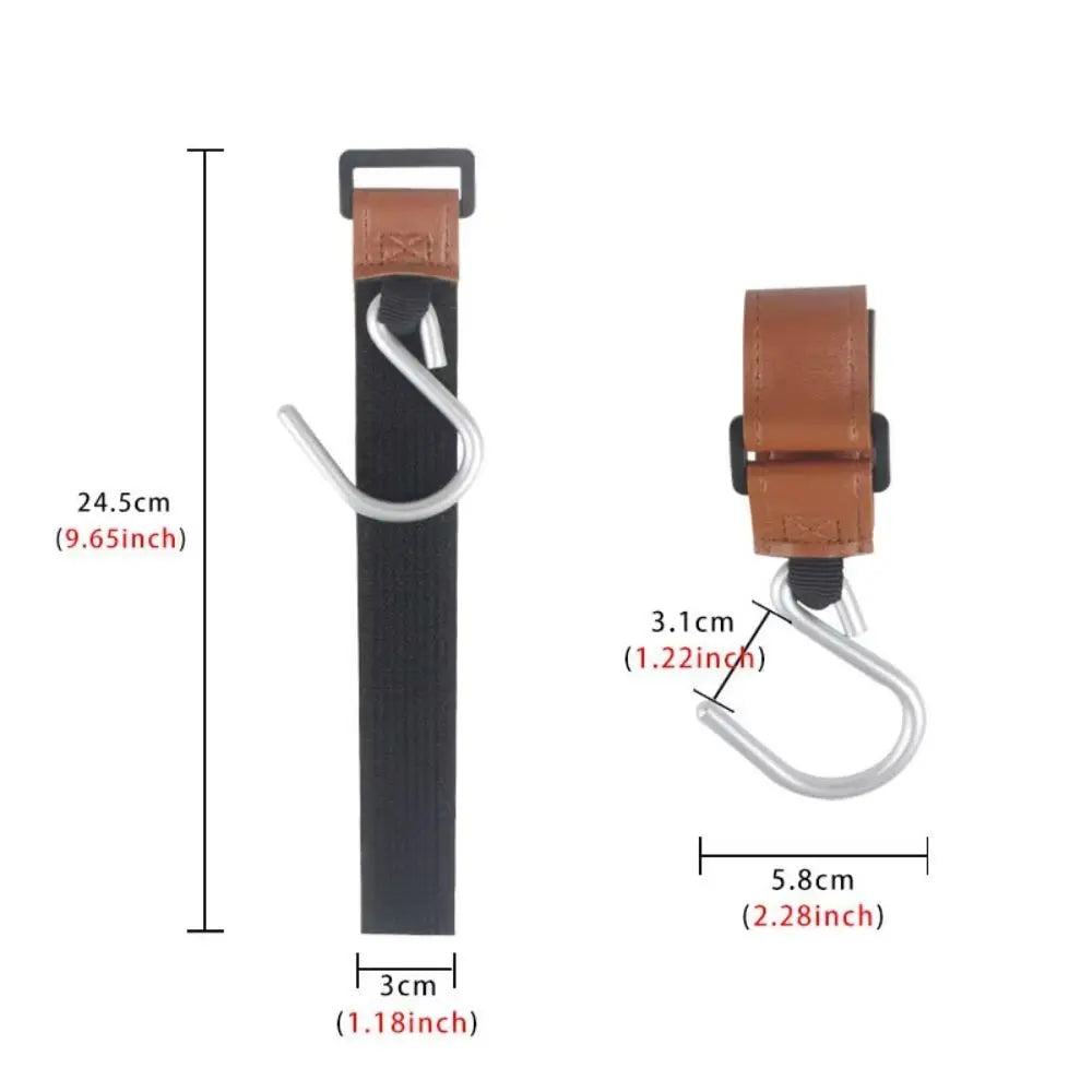 S Shape Baby Stroller Hooks Solid Color Cart Organizer Hanging Hook Stroller Accessories Cartoon Stroller Accessories Bicycle