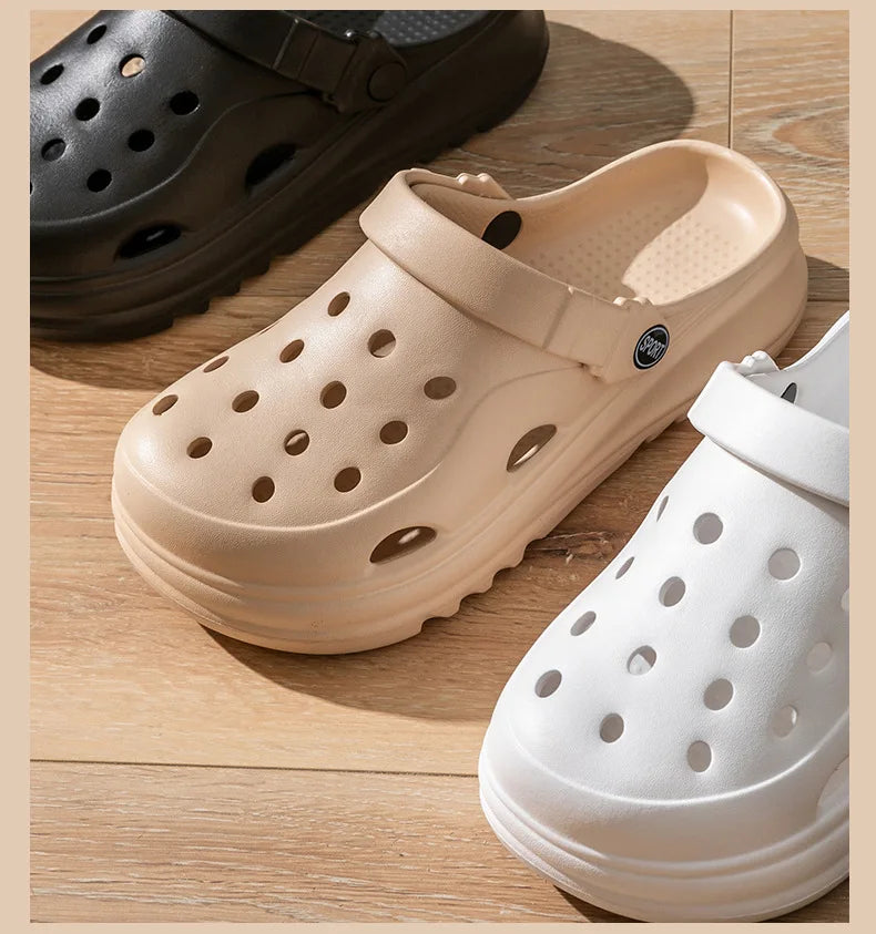 Women Clogs 2024 New Arrival Thick Platform Sandals Comfortable Fashion Slippers Summer Beach Slides