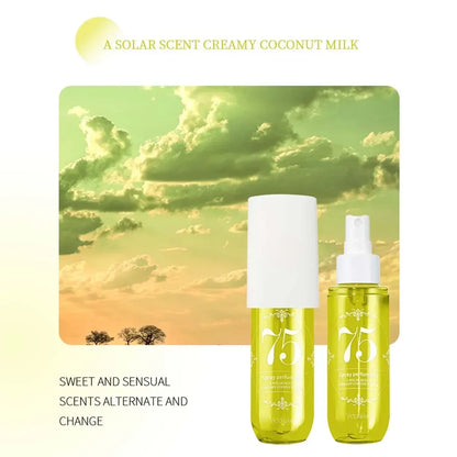 Body fragrance spray Fresh air Scent Long Fruity Non-irritating Portable Liquid Perfume Moisturizes Skin For Men And Women 90ml