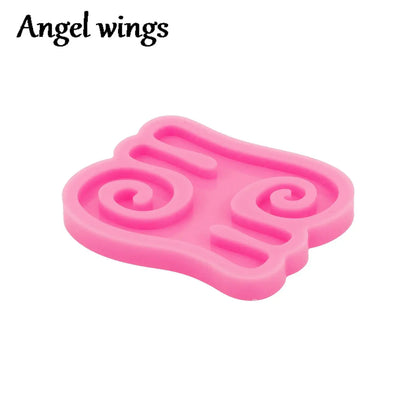 DY1206 African Tribal Symbols Badge Reel Mold Epoxy Resin, Medical,Medical, Physical Therapy, Pharmacy Nursing Chocolate Moulds