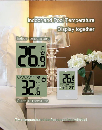 Floating Digital Swimming Pool Thermometer Swimming Pool Accessories Outdoor Waterproof Spa Aquarium Bathrooms Thermometer