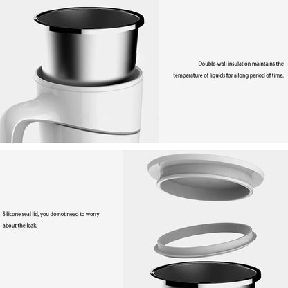 470 ML Mug Fiu Elegant Do Not Roll Ceramics Mug Pouring Cup Magic Sucker Splash Proof Nonslip Abs Double Safe 304 Stainless Mug