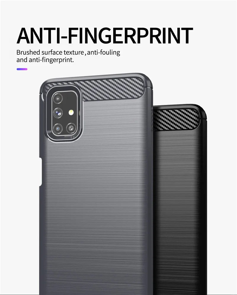 For Samsung Galaxy M51 Case For Samsung M51 A12 A42 A32 S21 S20 FE Cover Shockproof Silicone Protective Bumper For Samsung M51