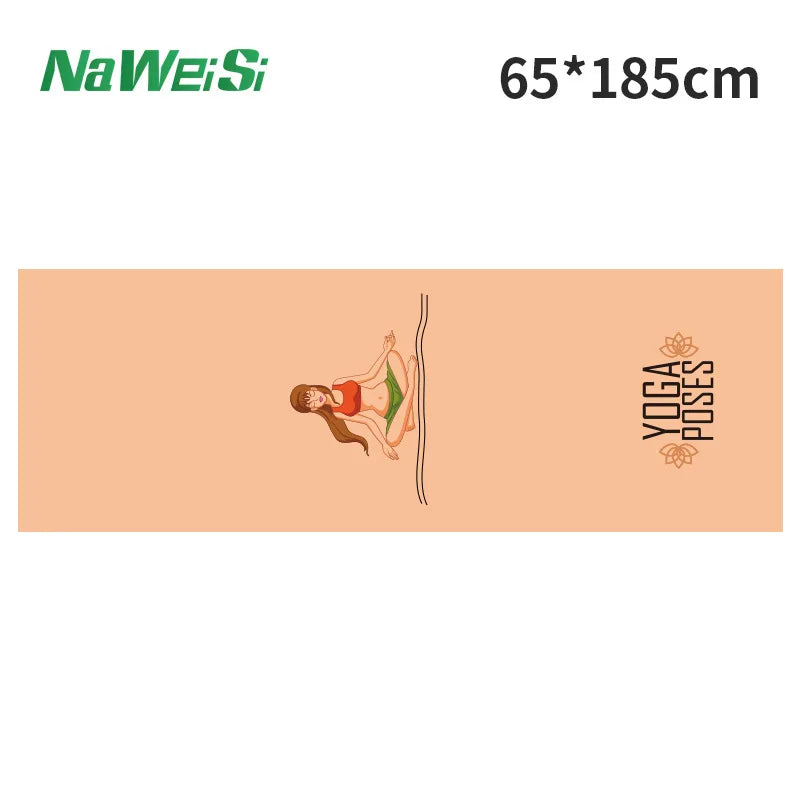 Portable anti-slip Printing Yoga Mat Spread Towels Absorb Sweat Fitness Yoga Towel Yoga Mat Yoga Towel Cooling Towel Ice Towel