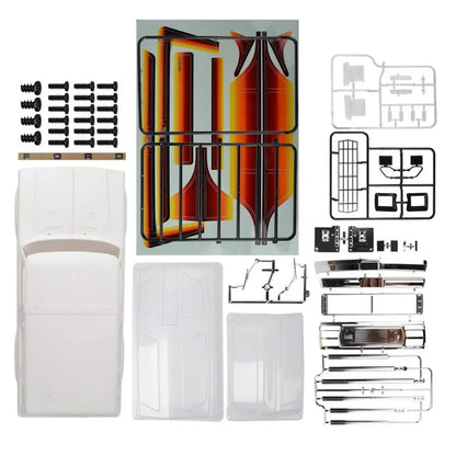 RC Crawler Car Parts Hard Plastic Body Car Shell 313mm Wheelbase Unassembled Kit for 1/10 Axial SCX10 90046 Trxs TRX4 Ford