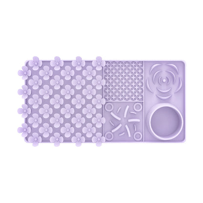 Pet Licking Mat Pet Silicone Eating Ware Dog Slow Food Mat Placemat  Dog Feeder Supplies Suction Cup Dog Bathing Distraction