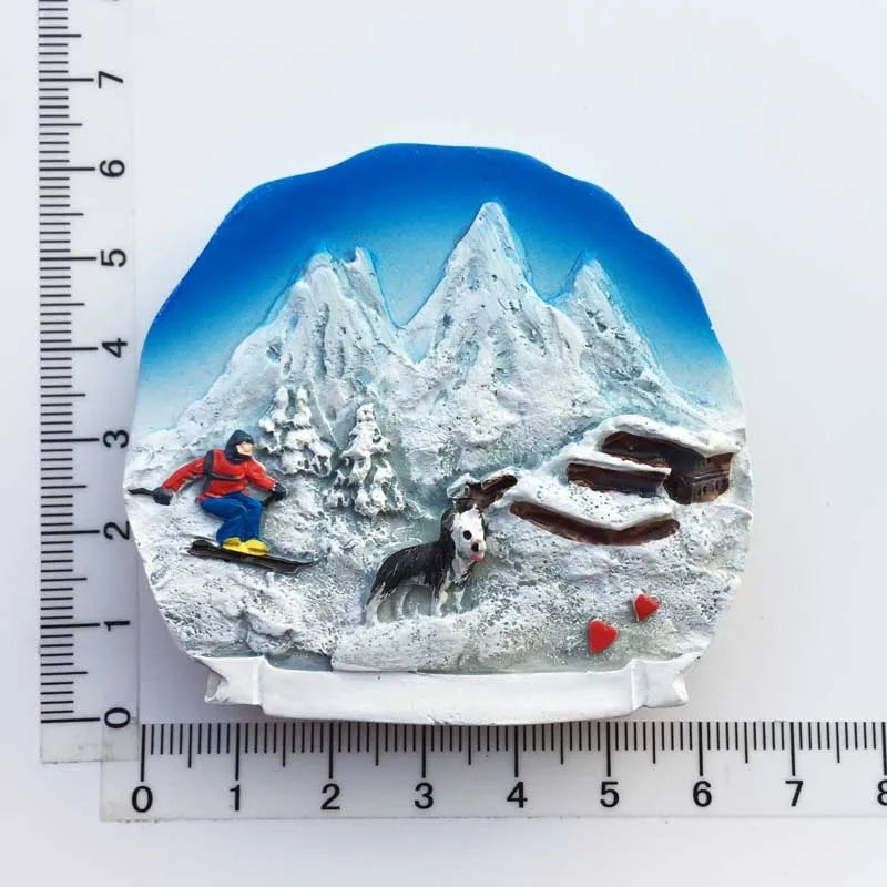 Europe Switzerland 3D Fridge Magnets Tourism Souvenir Refrigerator Magnets Sticker Collection Handicraft Decoration Articles