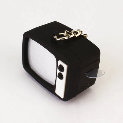 Creative Retro Television Keychain Miniature Television Tv Model Toy Creative Children Toy Keychain Pendant