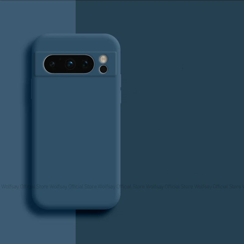 For Google Pixel 8 Pro Case Google Pixel 6A 7A 6 7 8 Pro Cover Shockproof Liquid Silicone Phone Back Cover Google Pixel 8 Pro