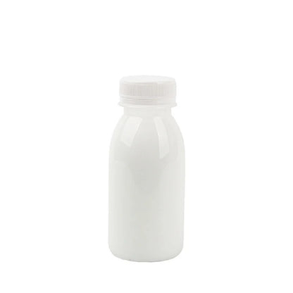 6pcs Small Plastic Bottle 100ml Milk Bottles Small Juice Bottles Leakproof Milk Bottles Portable Beverage Bottles Plastic Water