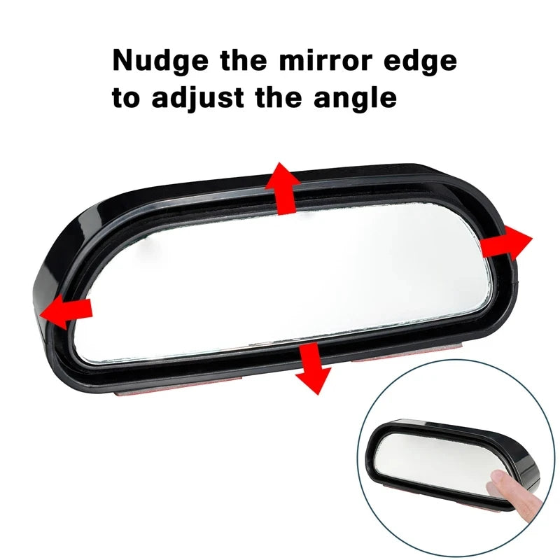 Auto Mirror Adjustable Wide Angle Side Rear Mirror Blind Spot Convex Mirrors For Car Reverse Parking Auxiliary Rear View Mirror