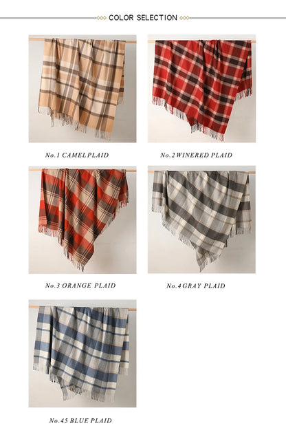 100% Wool Blanket Warm 1.5*2m Fleece Blankets For Sofa Winter Sleeping Comforter Adult Children Bedding Office Travel Blanket