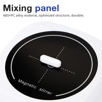 Magnetic Stirrer Mini Lab Stir Mixer Portable Stirrer Plate with Stir Bar 1L 600-4000RPM for Laboratory EU Plug