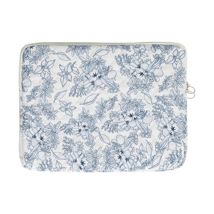 11/13/15 Inch Laptop Sleeve Quilted Laptop Bag Coquette Floral Laptop Carrying Case Office Accessories