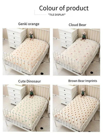 120*90CM Infant Change Diaper Pad Cover Washable Newborn Bed Nappy Mattress Crib Sheet Waterproof Baby Urine Mat Cotton Reusable