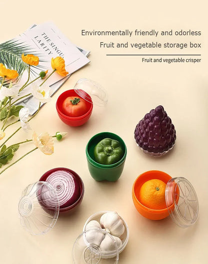 Food Fruit Vegetable Reusable Airtight Fresh Storage Storage Box for Fruits and Vegetables Easy to Clean Kitchen Gadgets