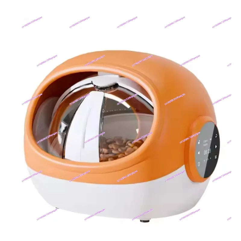 Smart Pet Feeder - Voice Call, Induction Door, Dual Battery & Meal Scheduler for Cats&Dogs