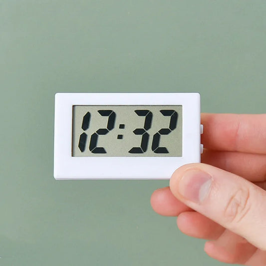 Simple Desktop Desktop Clock Mini Digital Small Desktop Clock Desktop Clock Silent Small Alarm Clock Car Clock 1Pc
