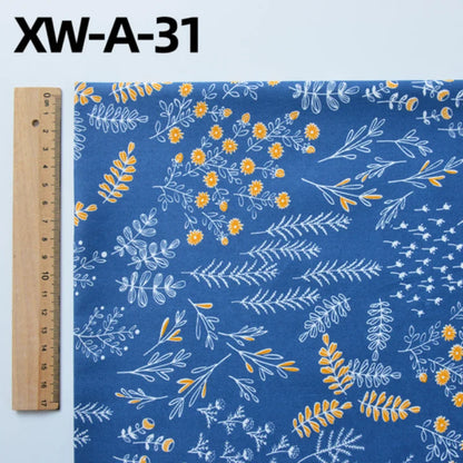 Fabric cotton handmade diy bedding flowers garden flowers pure cotton printing fabric twill cotton fabric sewing
