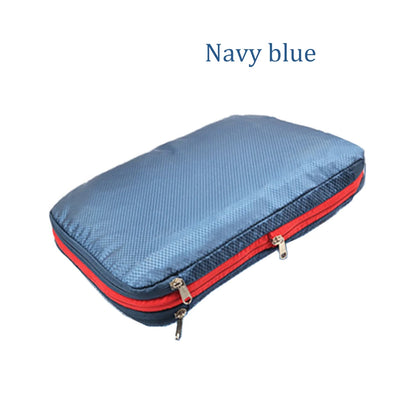 Nylon Double Layer Portable Compression Packing Cubes For Large Travel Suitcase Organizer ,Waterproof ,For Travelling