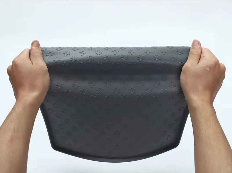 Pet Placemat Cat Dog Drinking Feeding Placemat Feeder Mats Cat Feed Mat Dog Food bowl Mat Silicone Waterproof Pet Bowl Pad