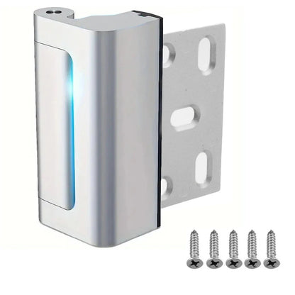 New Home Security Door Lock Aluminum Alloy Anti-theft Door Lock Childproof Door Reinforcement Lock with 3 Inch Stop