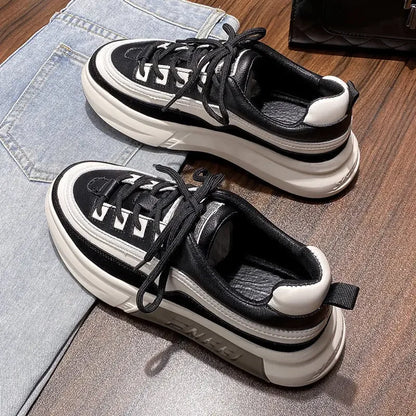 Sports Shoes For Women 2024 White Low Fashion Casual Flat Sneakersy Autumn Hit Spring Without Heel Womens Shoe Stylish New