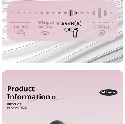 Mini Massage Gun Deep Tissue Muscle Relief Electric Portable for Home Gym Sports Recovery Rechargeable Tool