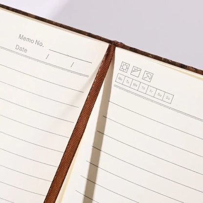 Portable 96sheets A5 Notebook To Do List Stationery Retro Notebook Diary School Supplies Meeting Minutes Book Birthday Gifts