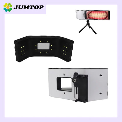 Dental Photography Kit with LED Light for Mobile Phone Oral Filling Photos Video Dentistry Camera Equipment Teeth Examination