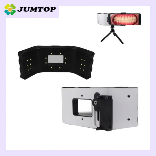 Dental Photography Kit with LED Light for Mobile Phone Oral Filling Photos Video Dentistry Camera Equipment Teeth Examination