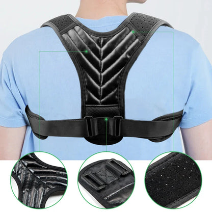 Posture Corrector for Women Men, Back Brace, Posture Trainer for Spinal Alignment & Posture Support Adjustable Back Straightener