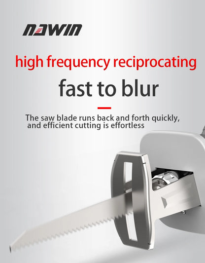 NANWEI Cordless Reciprocating Saw Adjustable Speed Electric Saw Saber Saw Portable for Wood Metal Cutting Saw