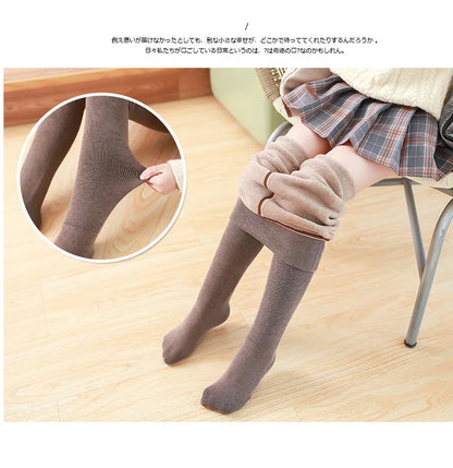 Winter Infant Girls Plus Velvet Pantyhose Children's Leggings Thickening Kids Babys Skinny Pants Snow Keep Warm