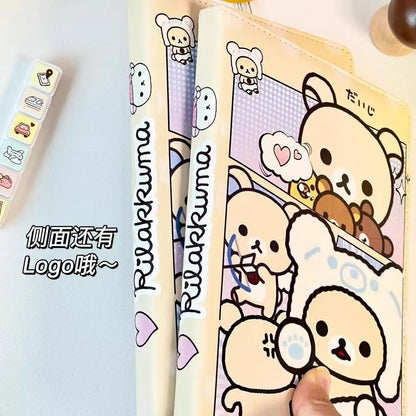 Rilakkuma Notebooks Anime Relax Bear A5 Journal Student Writing Notepad Kids New School Stationery Office Supplies Children Gift