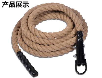 38 MM*4/6/9 M Professional Climbing Rope Strong Jute Rope Mountain Climbing Training Cord Outdoor Sports Accessories