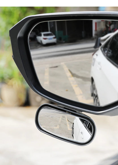 Universal Car Mirror 360° Adjustable Wide Angle Side Rear Mirrors blind spot Snap way for Parking Auxiliary Rear View Mirror