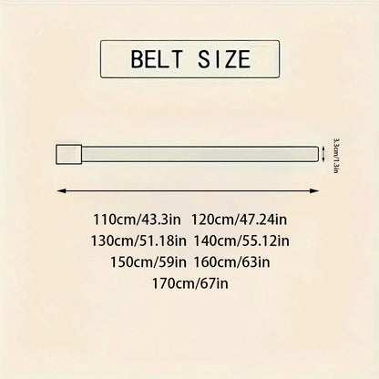Luxury Fashion Men's Belt Men's Genuine Leather Belt Automatic Buckle Ratchet Belt Random Adjustment Belt Women Waist Belt