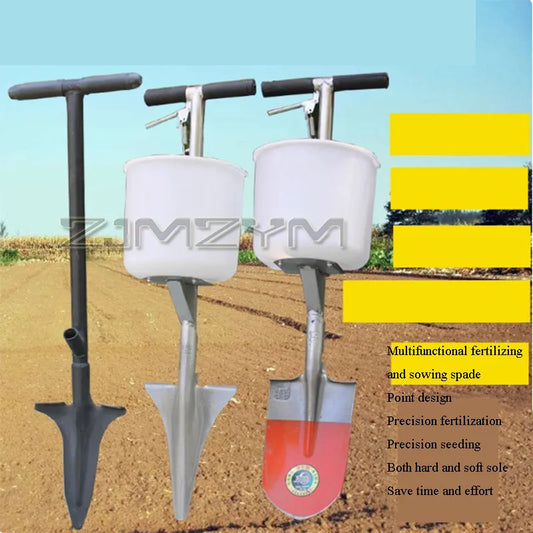Fruit Tree Fertilizer Spreader Agricultural Hard Ground Deep Gun Small Agricultural Machine New Type Throwing Fertilizer Shovel