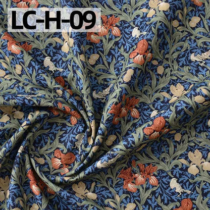 William Morris Fabric Cotton Digital Printing Classic Flower Printed Handmade Crafts Supplies Per Half Meter