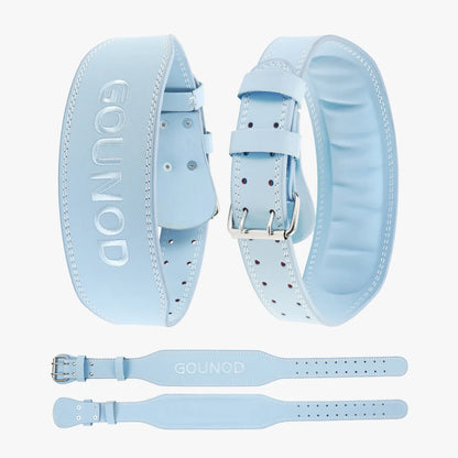 1PC GOUNOD Matt PU Sports Belt Fitness Squat Deadlift Weightlifting Belt Fitness Protection