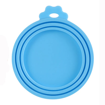 1Pcs Food Can Lid Silicone Canned Lid Sealed Feeders for Puppy Dog Cat Storage Top Cap Reusable Cover Health Pet Daily Supplies