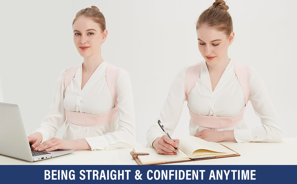 Posture Corrector for Women and Men Adjustable Upper Back Brace Shoulder Lumbar Support Belt Corset Posture Correction