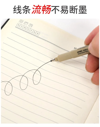 Line Drawing Pen Art Pigment Ink Drawing Waterproof Art Architecture School Supplies Paint Brushes Pinceles Painting Supplies