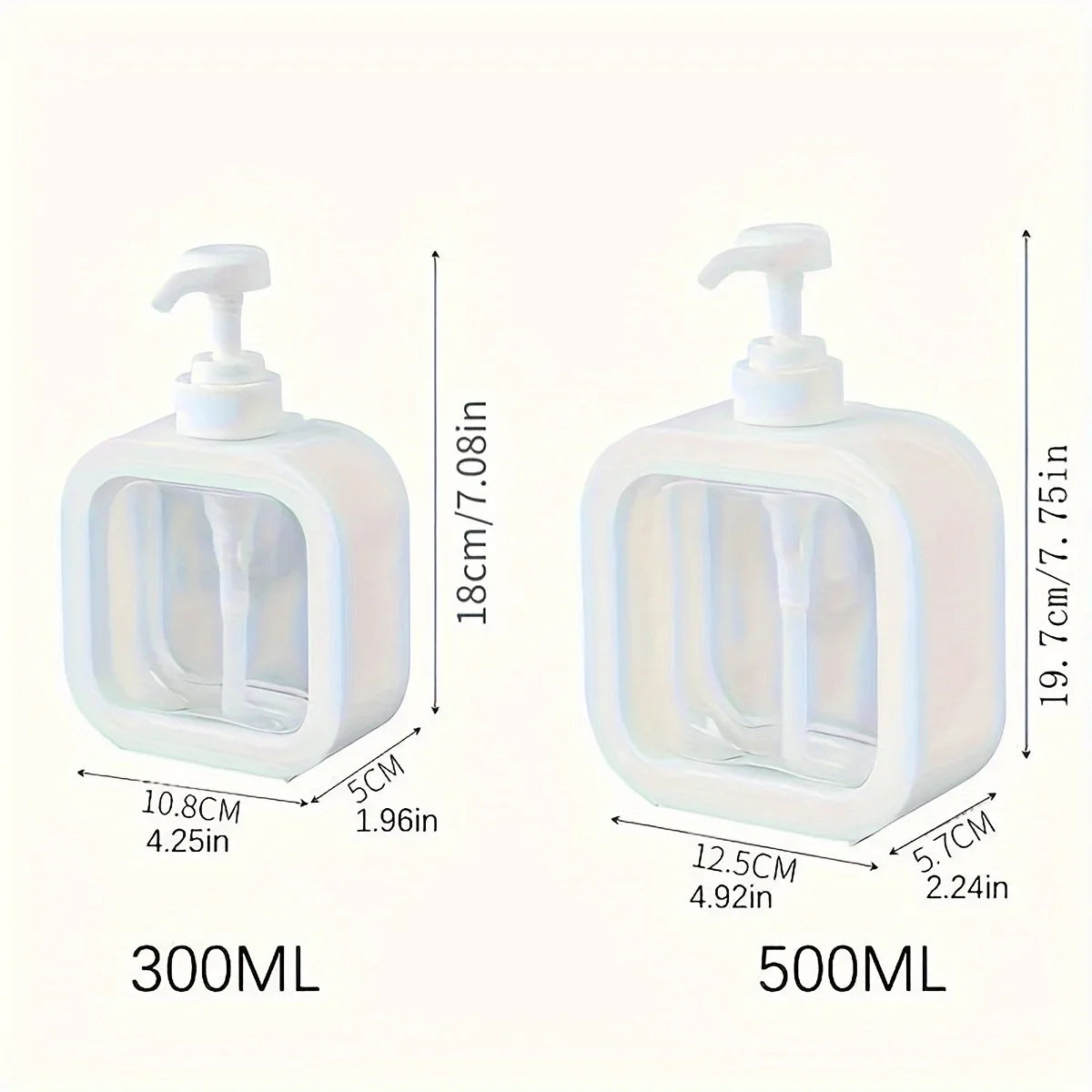 1pc Large Capacity Empty Bottle Laundry Detergent Dispensing Bottle and Shower Gel Detergent Dispensing Bottle