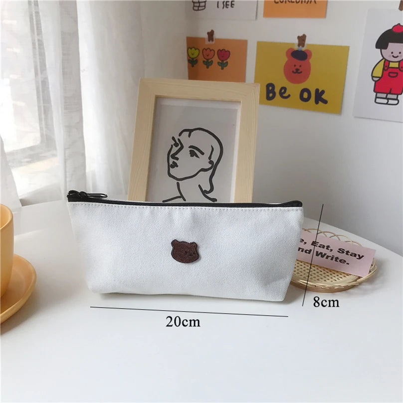 Cute Pencil Case School Supplies Pen Case Trousse Scolaire Large Capacity Estuches Pencilcase Kawaii Stationery Pencils Case