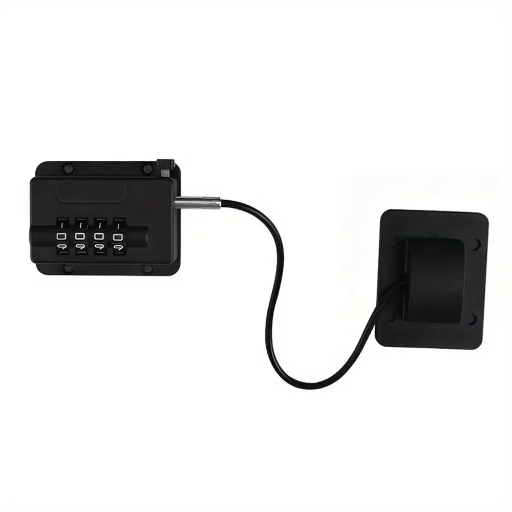 Easy-Install No-Drill Security Lock for Drawers, Refrigerators & Cabinets - Childproof Safety Door Clip & Window Latch