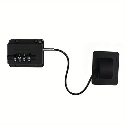 Easy-Install No-Drill Security Lock for Drawers, Refrigerators & Cabinets - Childproof Safety Door Clip & Window Latch