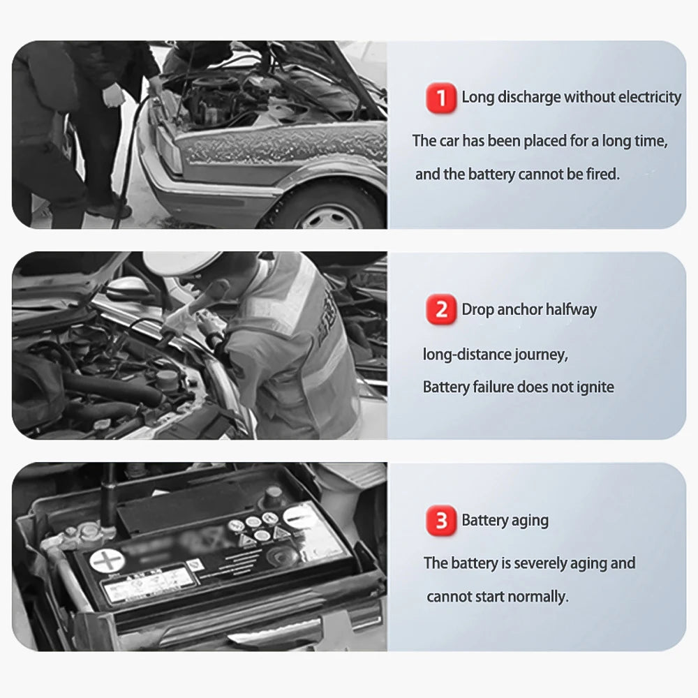 Metal Car Battery Charger 12V24V 400W Full Automatic Car Battery Charger Repair Battery Charger High Power Fast Charger